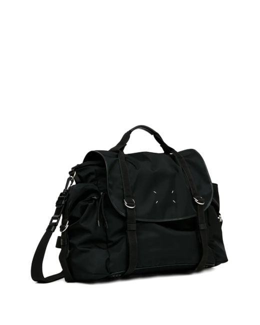 Sac Cabas À Détails De Coutures Maison Margiela en coloris Black