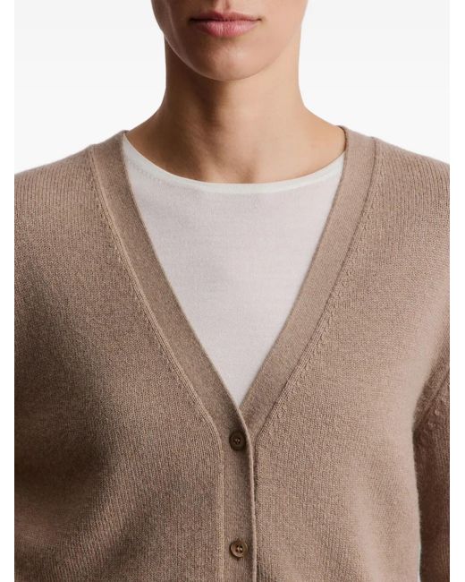 12 STOREEZ Brown Buttoned Knitted Cardigan