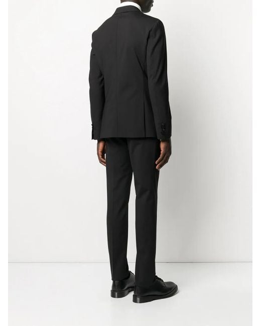 DSquared² Black Two-Piece Slim Suit for men
