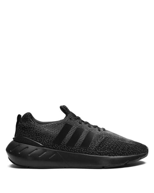 Adidas Swift Run 22 "Blackout" Low-Top Sneakers