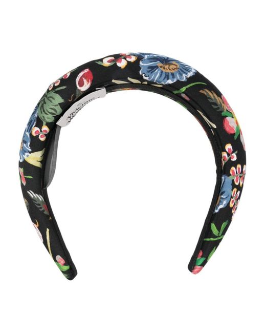 Vivienne Westwood Haarband Met Bloemenprint in het Black