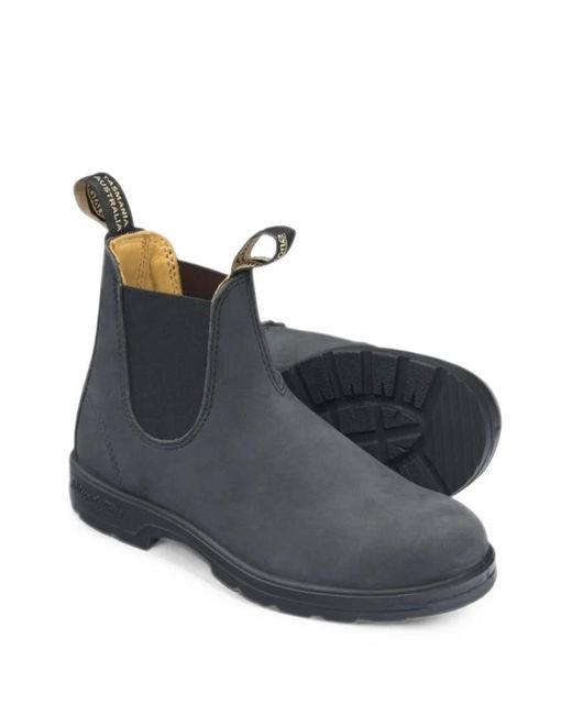 Blundstone Black Elasticated-Panel Boots