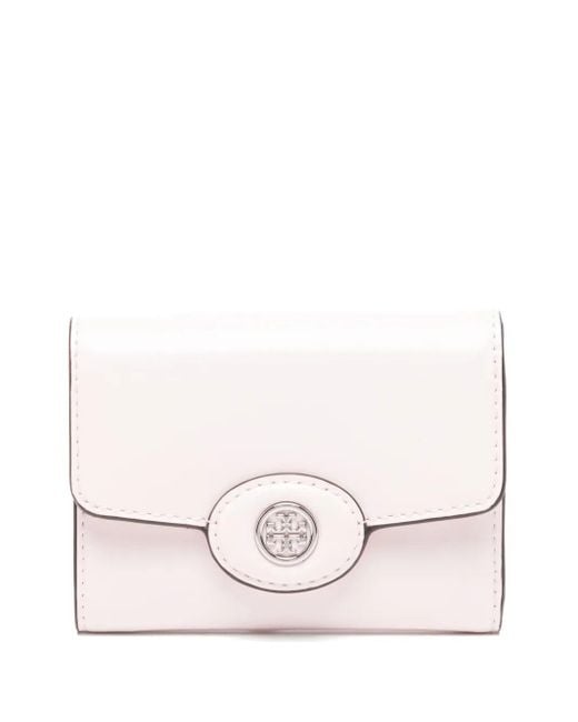 Tory Burch Natural Robinson Small Wallet