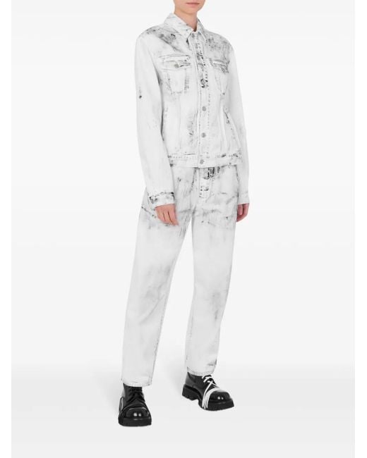 Moschino White Denim Jacket
