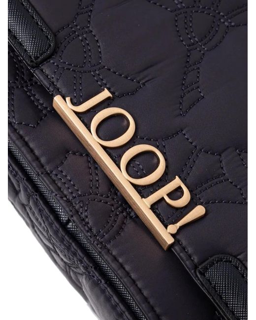 Borsa A Tracolla Ricamo Sousa Con Placca Logo di Joop! in Blue