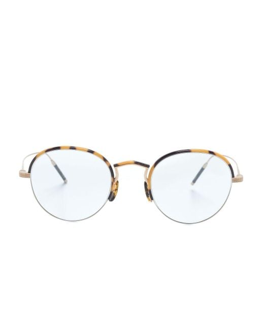 Oliver Peoples TK-6 Brille mit rundem Gestell in Gelb | Lyst DE