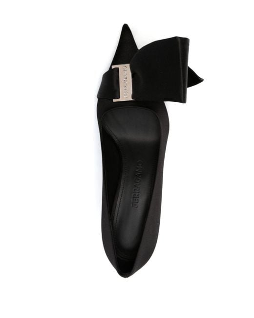 Zapatos Erica con tacón de 65mm Ferragamo de color Black