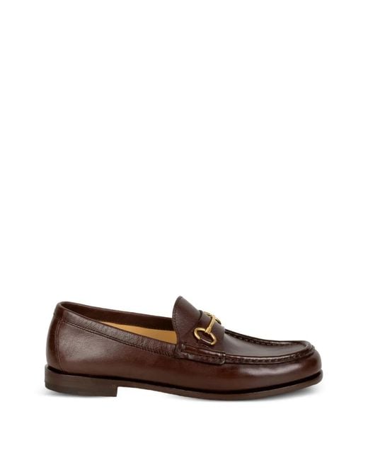 Henderson Brown Leather Loafers for men