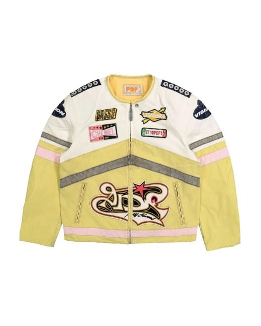 PDF Metallic Chopper Biker Jacket for men