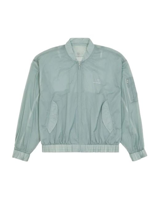 MM6 MAISON MARGIELA X SALOMON Blue X Salomon Numbers-Print Jacket for men