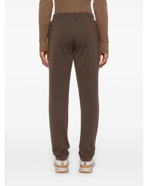Kiton Brown Cashmere Trousers for men