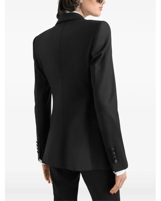 Dolce & Gabbana Black Turlington Single-Breasted Jacket