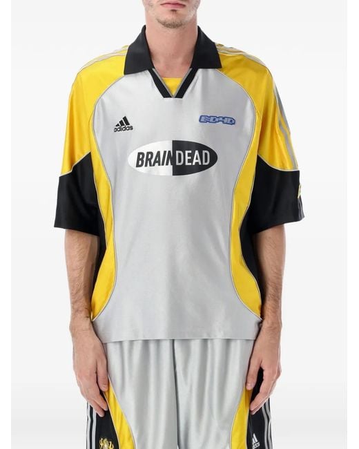 Adidas Blue X Brain Dead Soccer Jersey for men