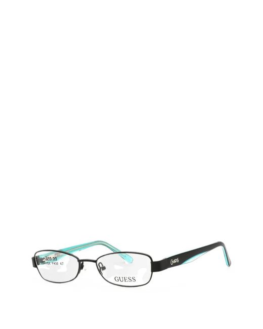 Guess White Rectangle-Frame Glasses