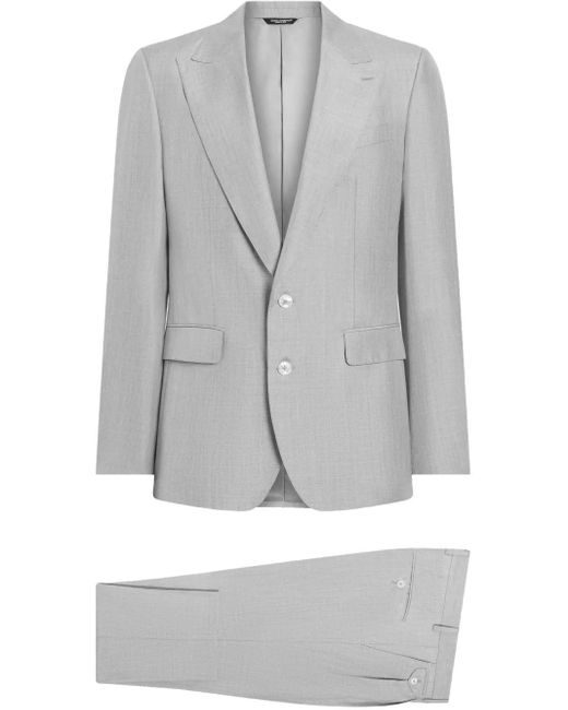 メンズ Dolce & Gabbana シングルスーツ Gray
