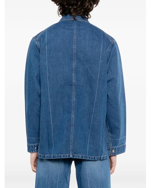 Setchu Blue Denim Jacket for men