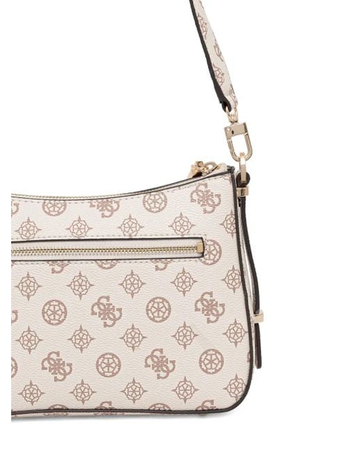 Guess Natural Daryna Monogram-Pattern Shoulder Bag
