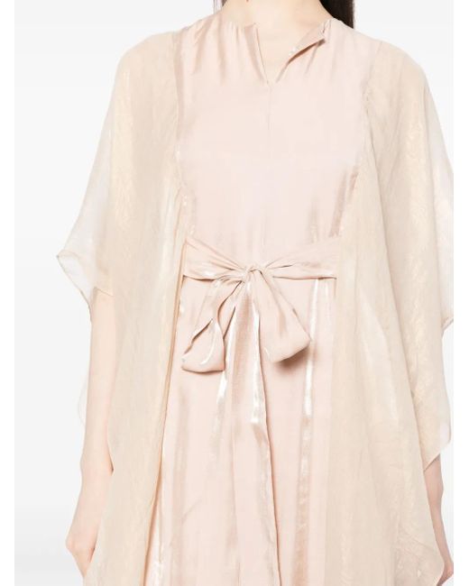 Robe-Caftan Nayeli À Design Drapé Baruni en coloris Natural