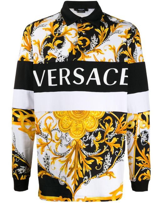 Versace T-shirt Met Print in het Wit voor heren | Lyst NL