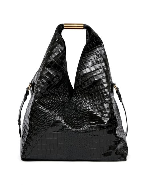 MM6 by Maison Margiela Black Large Japanese Shoulder Bag