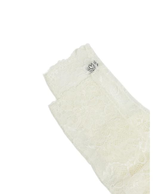 Undercover White Lace Socks