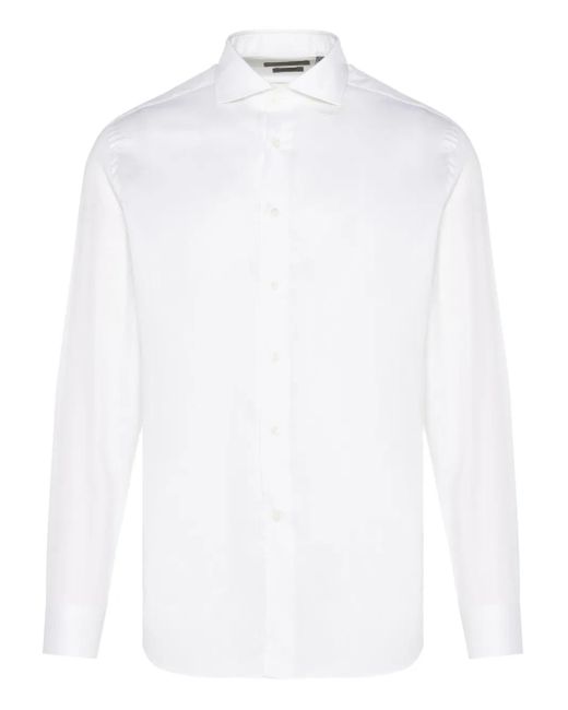 Corneliani Button-Down Overhemd in het White voor heren