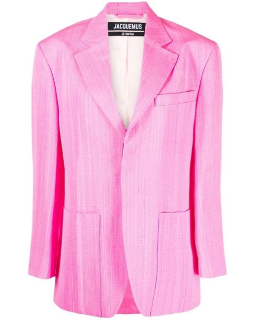 Jacquemus Pink 'La Veste D'Homme' Blazer