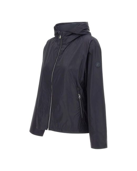 Save The Duck Blue Hooded Zip Jacket