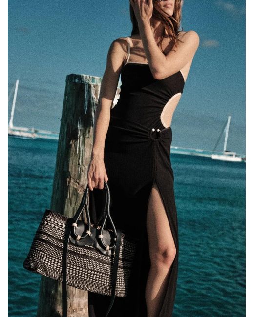 Johanna Ortiz Primordial Femininity Badpak Met Uitgesneden Details in het Black