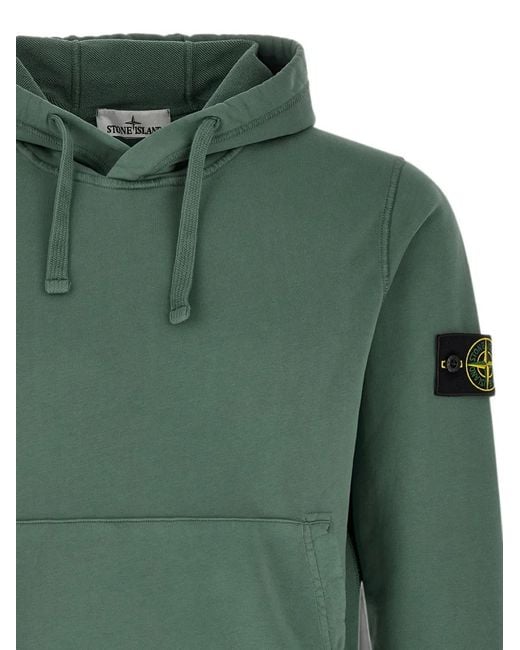 Stone Island Green 6100062 Hoodie for men