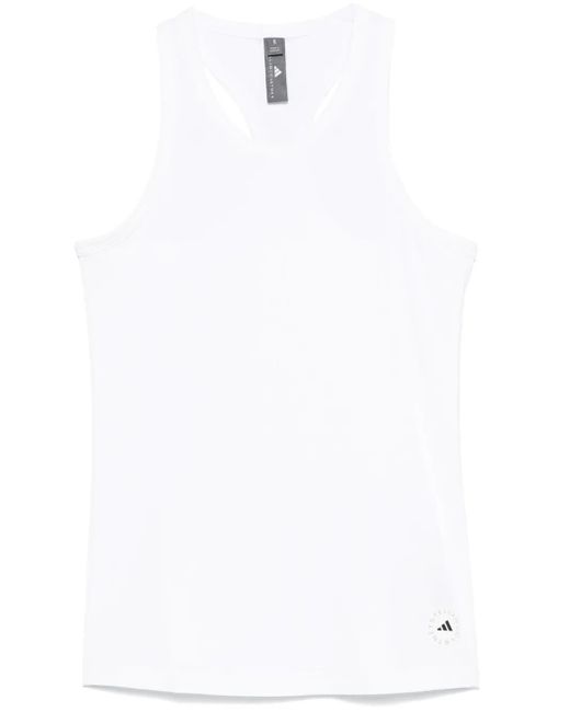 Adidas By Stella McCartney White Adidas von Stella Mc Cartney Logo Tanktop