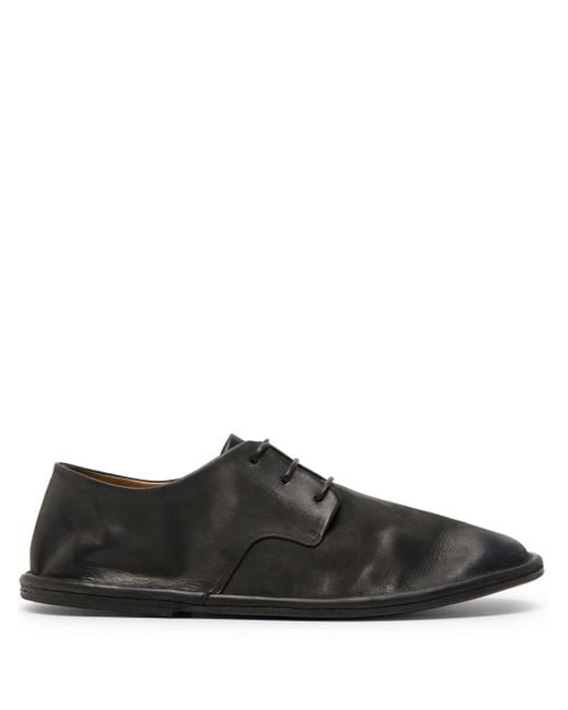 Marsèll Black Guardella Leather Derby Shoes for men