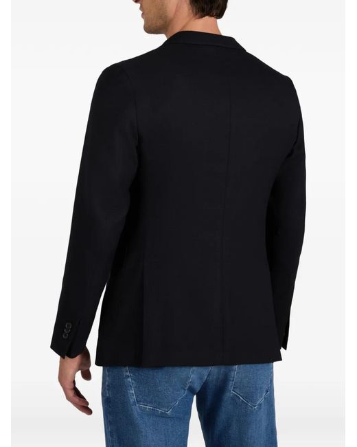 Slowear Black Hopsack Blazer for men