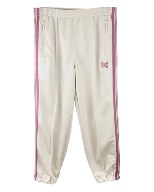 Needles White Side-Stripe Pants for men