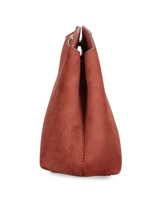 Pushlock Cross Body Bag di Liffner in Red