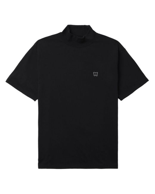 T-shirt con ricamo di Needles in Black da Uomo