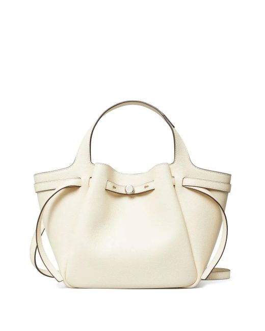 Tory Burch White Romy Tote Bag