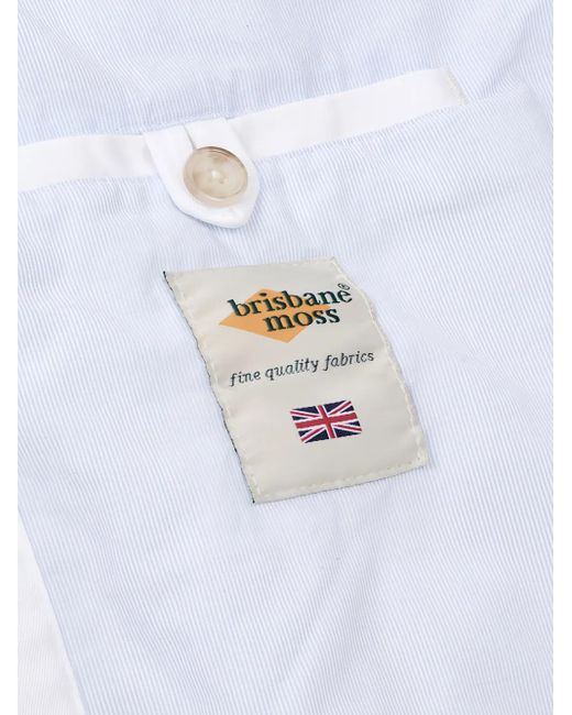 MAN ON THE BOON. White Cotton Bomber Jacket for men