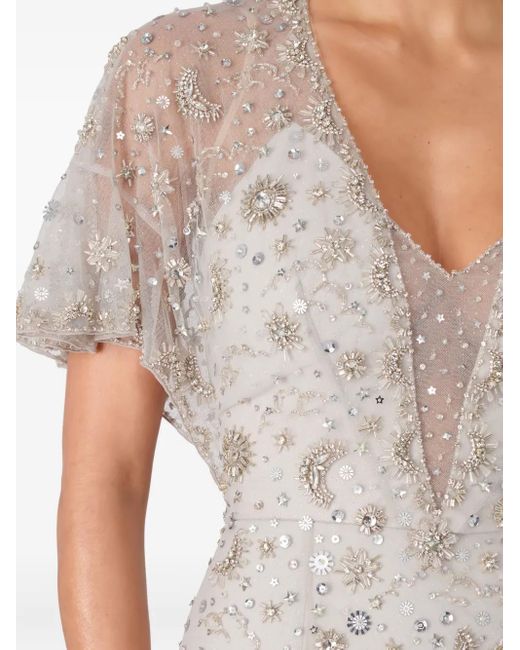 Jenny Packham White Luna Maxikleid