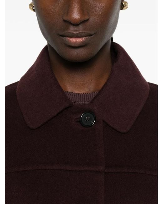 Max Mara Purple Giugno Coat