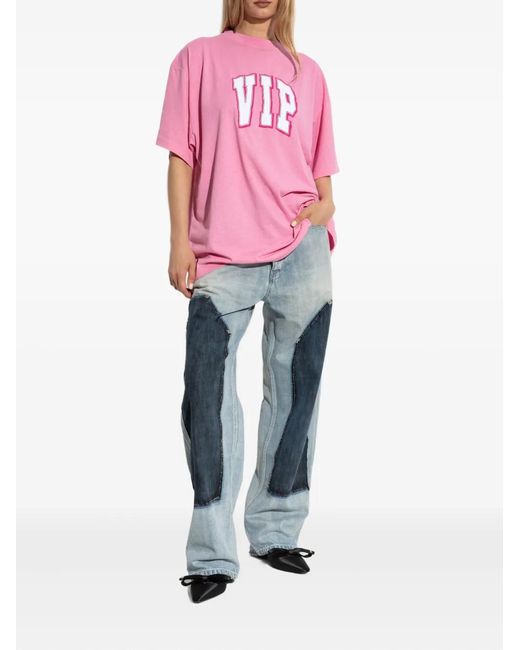 Balenciaga Blue Patchwork Panel Jeans