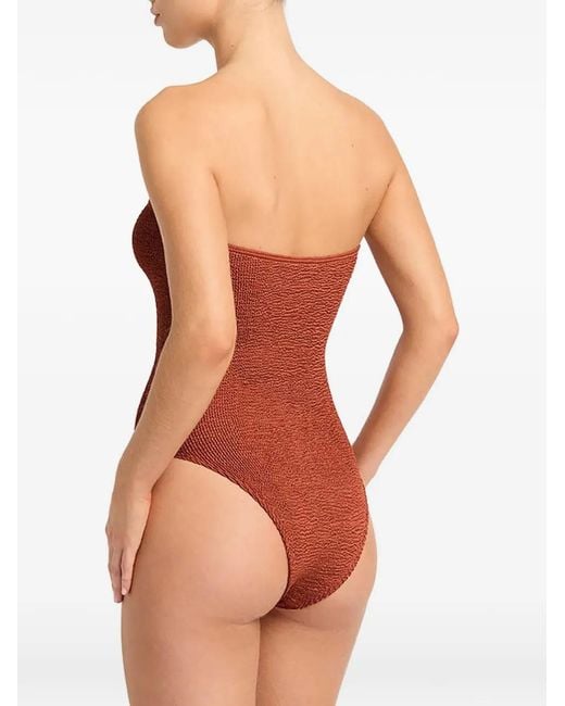 Bondeye Red Blake Strapless Swimsuit