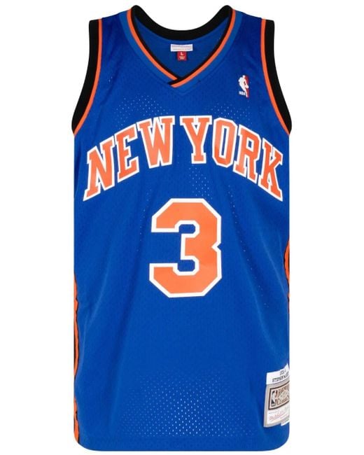 Mitchell & Ness Blue Swingman "Nba New York Knicks 2005/06 Stephon Marbury" Jersey for men