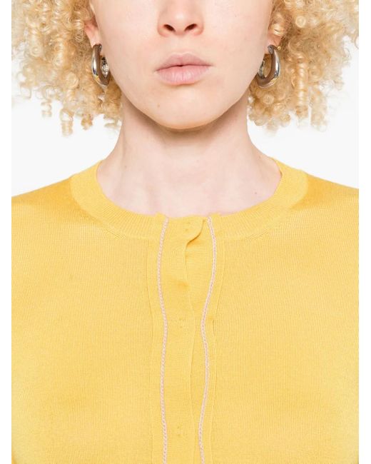 Prada Gewikkeld Vest in het Yellow