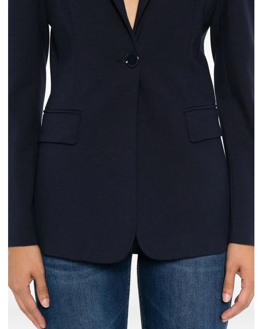 Pinko Blue Single-Button Blazer