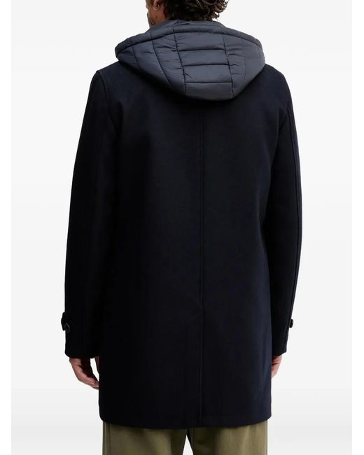 Geox Blue Single-Breasted Coat for men