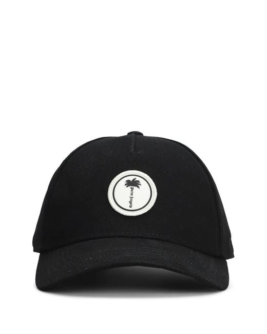 Palm Angels Baseballkappe Mit Logo-Patch in Black für Herren