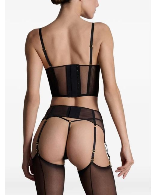 Maison Close Black L'Amoureuse Garter Belt