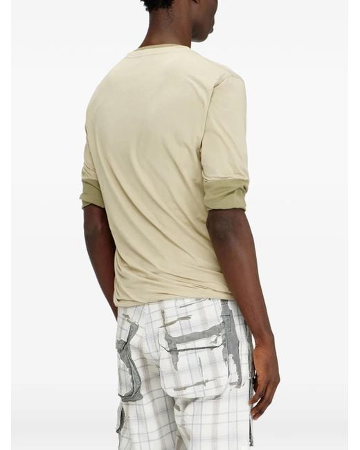 DIESEL Natural T-Moody Logo T-Shirt for men