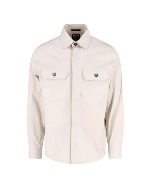 Zegna Natural Pocket Shirt for men